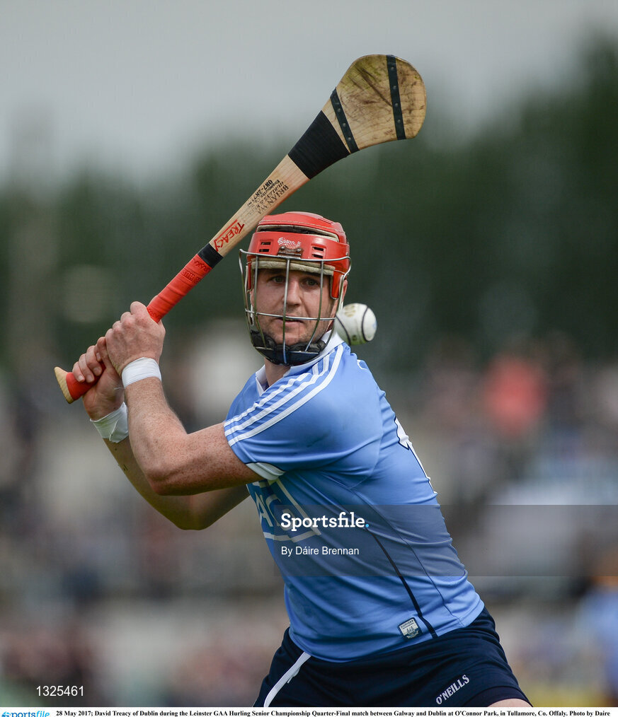 28 May 2017; David Treacy of Dublin during the Leinster GAA Hurling Senior Championship Quarter-Final match between Galway and Dublin at O'Connor Park, in Tullamore, Co. Offaly. Photo by Daire Brennan/Sportsfile