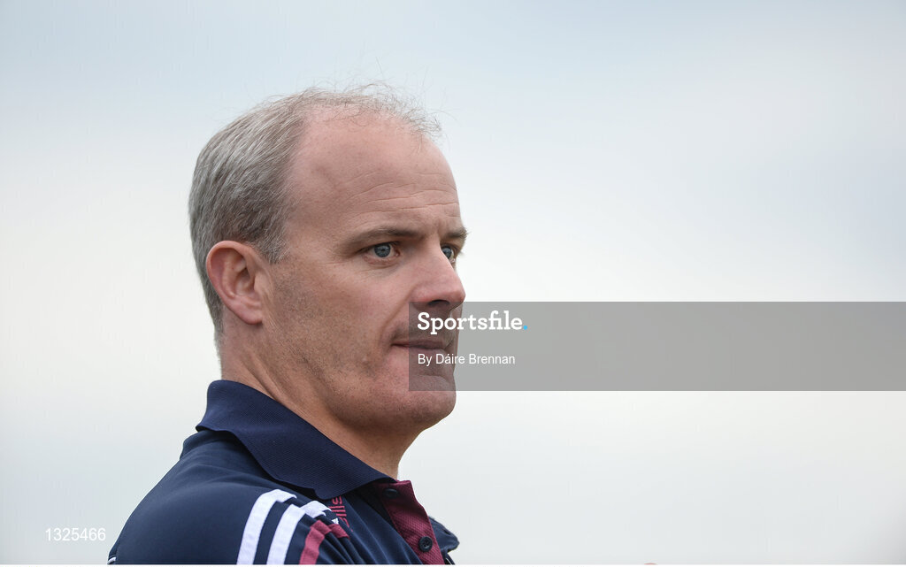 28 May 2017; Galway manager Micheál Donoghue during the Leinster GAA Hurling Senior Championship Quarter-Final match between Galway and Dublin at O'Connor Park, in Tullamore, Co. Offaly. Photo by Daire Brennan/Sportsfile