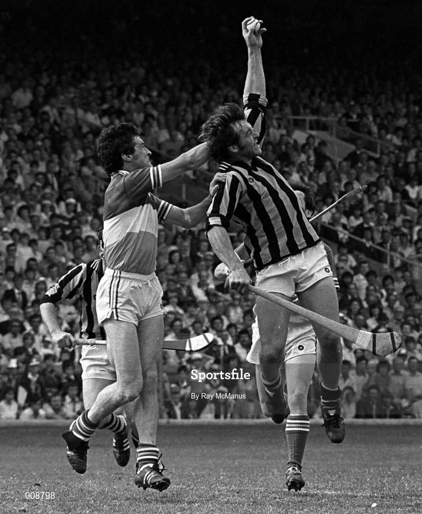 25 July 1982; Action from the Leinster Senior Hurling Championship Final match between Kilkenny and Offaly at Croke Park in Dublin. Photo by Ray McManus/Sportsfile