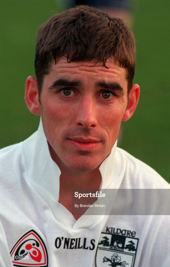 15 September 1998; Anthony Rainbow poses for a portrait during a Kildare senior football squad training session at St Conleth's Park in Newbridge, Kildare. Photo by Brendan Moran/Sportsfile