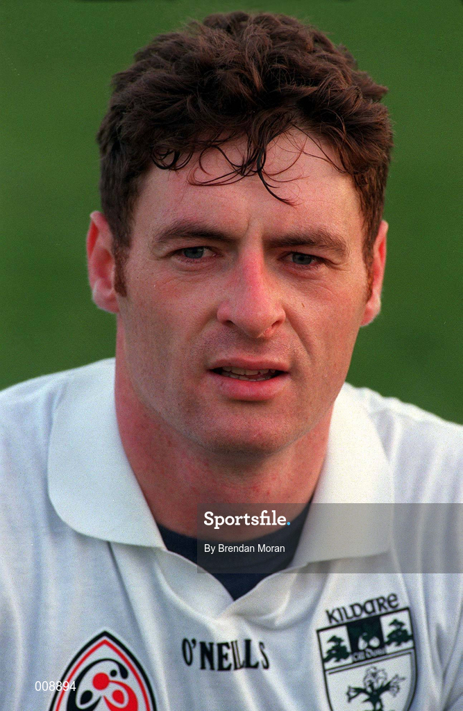 15 September 1998; Bryan Murphy poses for a portrait during a Kildare squad training session at St Conleth's Park in Newbridge, Kildare. Photo by Brendan Moran/Sportsfile
