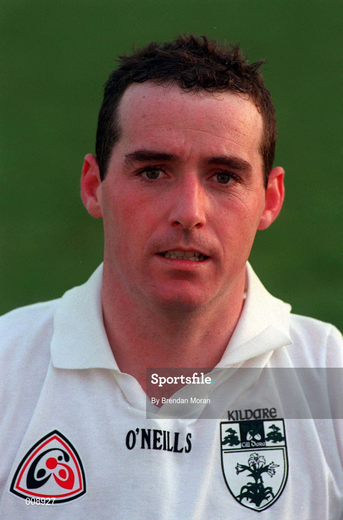15 September 1998; Cathal Sheridan poses for a portrait during a Kildare squad training session at St Conleth's Park in Newbridge, Kildare. Photo by Brendan Moran/Sportsfile