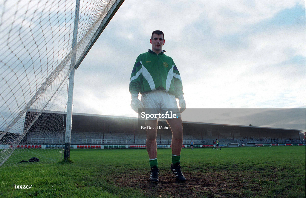 15 September 1998; Kildare goalkeeper Christy Byrne during a Kildare senior football squad training session at St Conleth's Park in Newbridge, Kildare. Photo by David Maher/Sportsfile