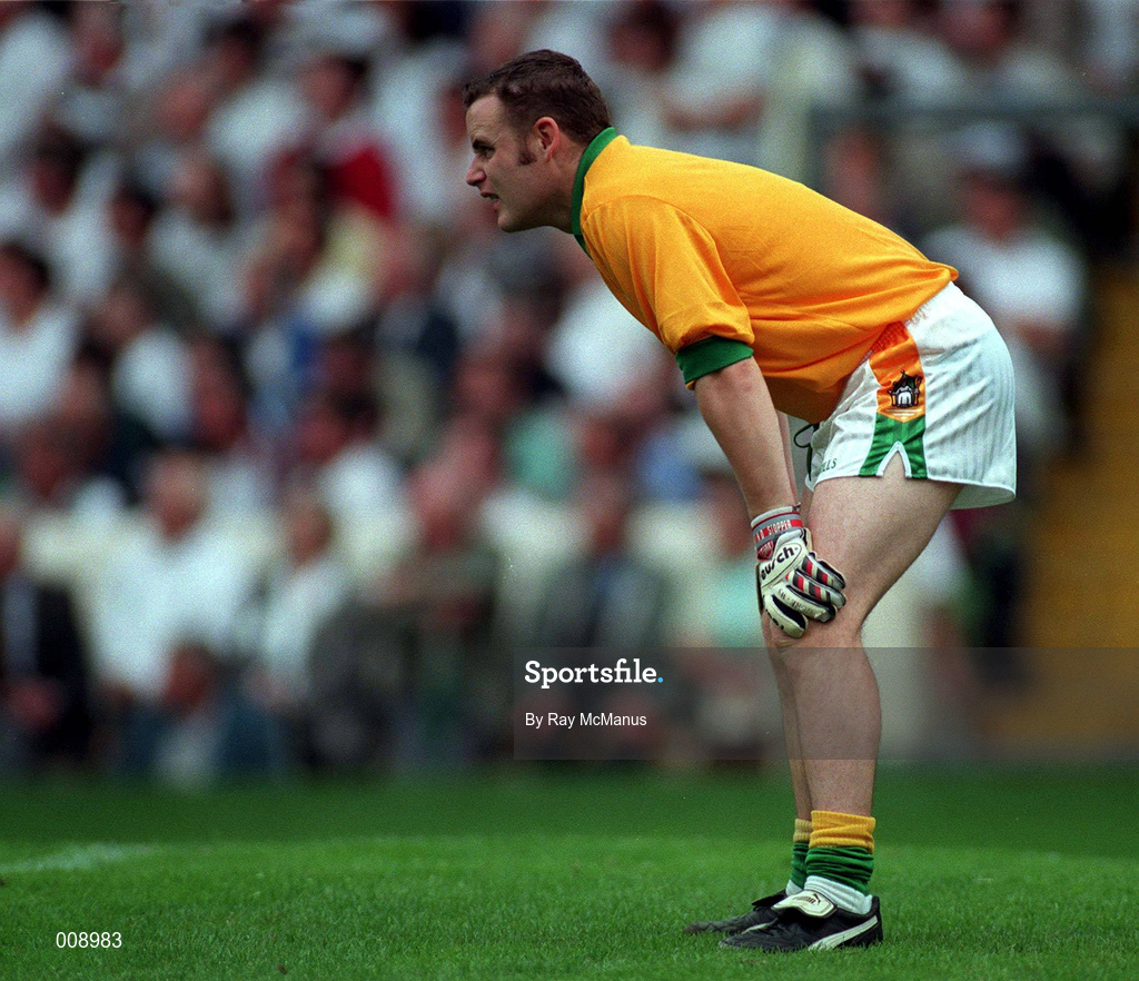 2 August 1998; Meath goalkeeper Conor Martin during the Bank of Ireland Leinster Senior Football Championship Final match between Kildare and Meath at Croke Park in Dublin. Photo by Ray McManus/Sportsfile