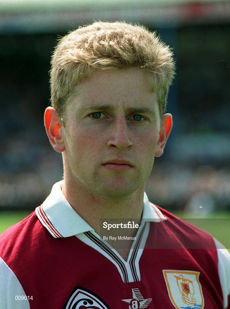 23 July 1995; Damien Mitchell of Galway before the Bank of Ireland Connacht Senior Football Championship Final match between Galway and Mayo at Tuam Stadium in Tuam, Galway. Photo by Ray McManus/Sportsfile