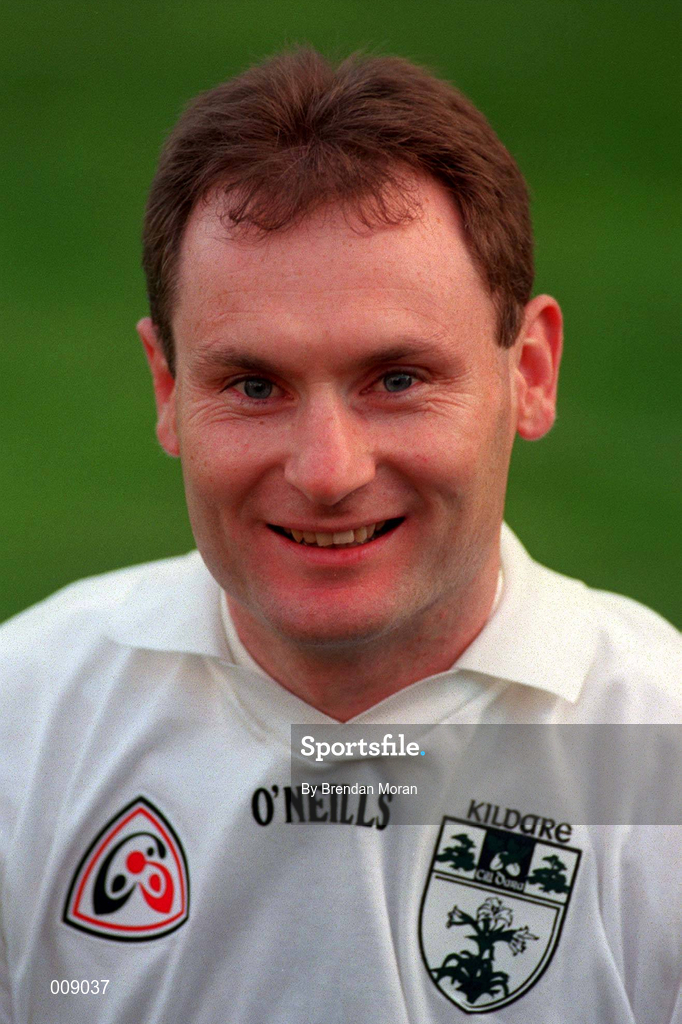 15 September 1998; Declan Kerrigan poses for a portrait during a Kildare squad training session at St Conleth's Park in Newbridge, Kildare. Photo by Brendan Moran/Sportsfile
