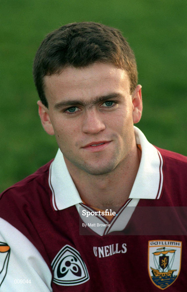 16 September 1998; Derek Savage poses for a portrait during a Galway senior football squad training session at Tuam Stadium in Tuam, Galway. Photo by Matt Browne/Sportsfile