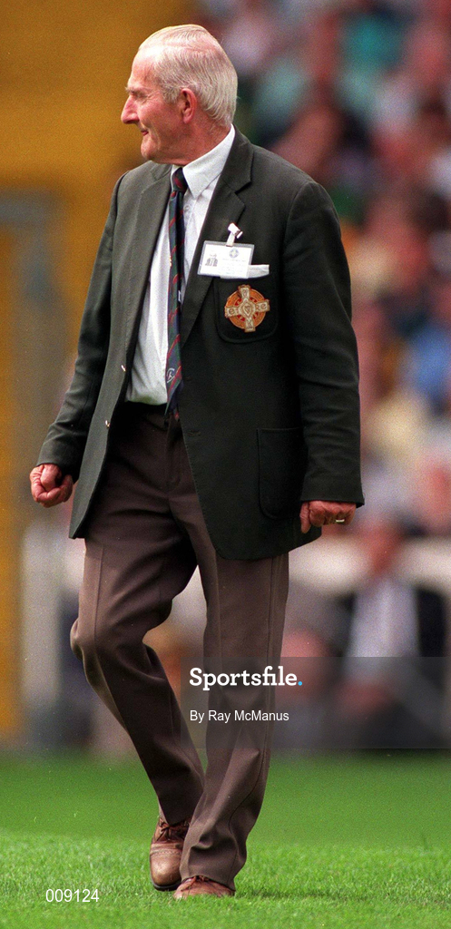 2 August 1998; GAA Official Frank Hughes during the Bank of Ireland Leinster Senior Football Championship Final match between Kildare and Meath at Croke Park in Dublin. Photo by Ray McManus/Sportsfile