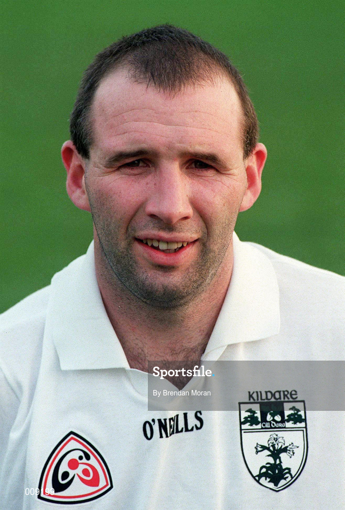 15 September 1998; Glenn Ryan poses for a portrait during a Kildare squad training session at St Conleth's Park in Newbridge, Kildare. Photo by Brendan Moran/Sportsfile