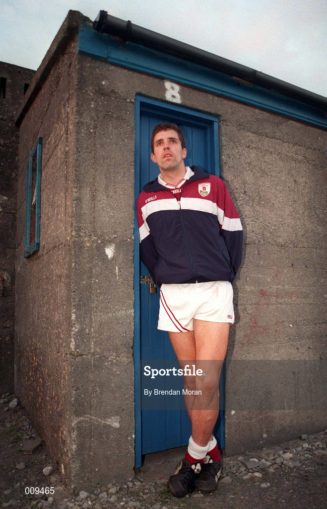 16 September 1998; Kevin Walsh poses for a portrait at a Galway senior football squad training session at Tuam Stadium in Tuam, Galway. Photo by Brendan Moran/Sportsfile