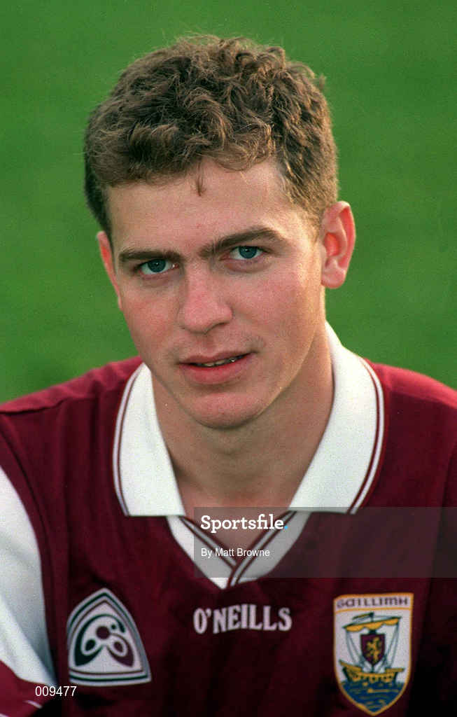 16 September 1998; Michael Donnellan poses for a portrait during a Galway senior football squad training session at Tuam Stadium in Tuam, Galway. Photo by Matt Browne/Sportsfile