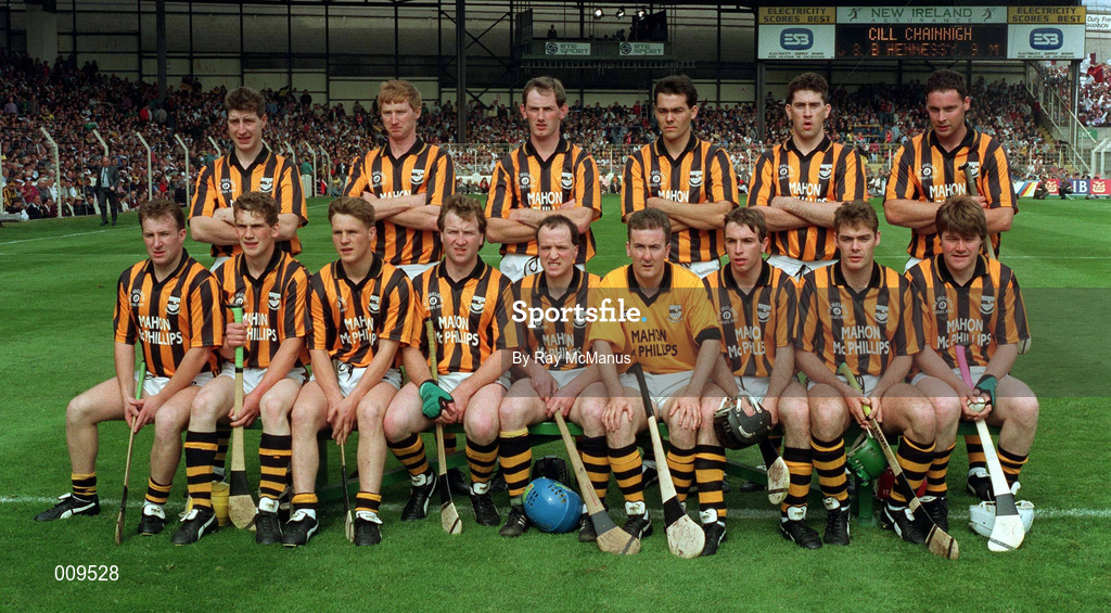 5 September 1993; The Kilkenny team before the All-Ireland Senior Hurling Championship Final match between Kilkenny and Galway at Croke Park in Dublin. Photo by Ray McManus/Sportsfile