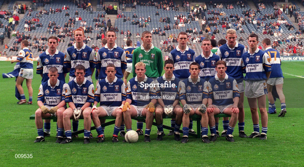 27 September 1998; The Laois team before the All-Ireland Minor Football Championship Final between Laois and Tyrone at Croke Park in Dublin. Photo by Brendan Moran/Sportsfile