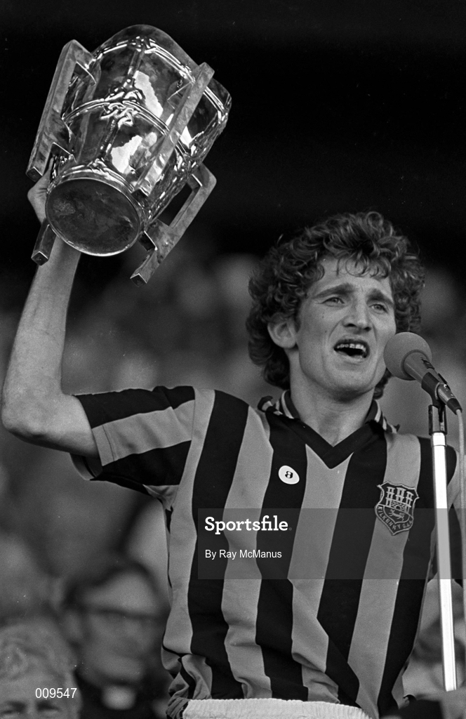 4 September 1983; Kilkenny captain Liam Fennelly lifts the Liam MacCarthy Cup after the All-Ireland Senior Hurling Championship Final match between Kilkenny and Cork at Croke Park in Dublin. Photo by Ray McManus/Sportsfile