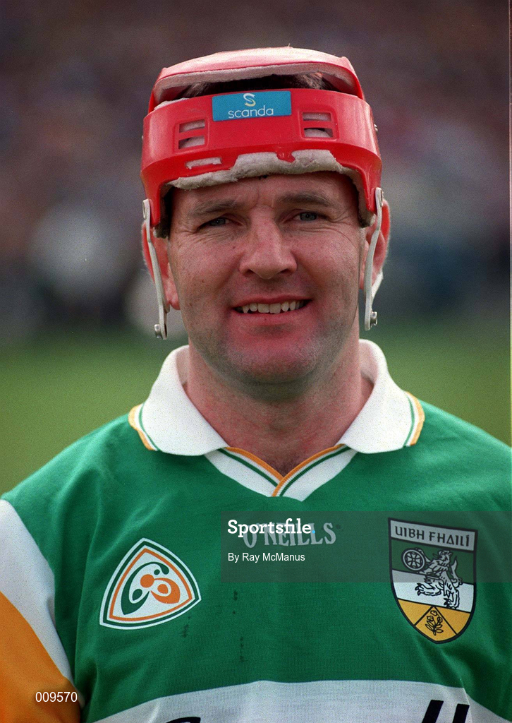 29 August 1998; Martin Hanamy of Offaly before the Guinness All-Ireland Senior Hurling Championship Semi-Final Refixture match between Clare and Offaly at Semple Stadium in Thurles, Tipperary. Photo by Ray McManus/Sportsfile