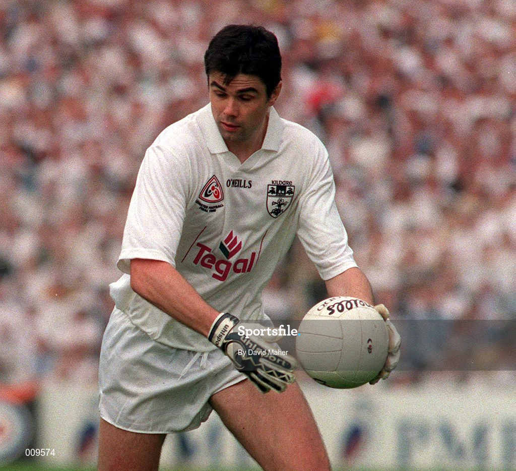 2 August 1998; Martin Lynch of Kildare during the Bank of Ireland Leinster Senior Football Championship Final match between Kildare and Meath at Croke Park in Dublin. Photo by David Maher/Sportsfile