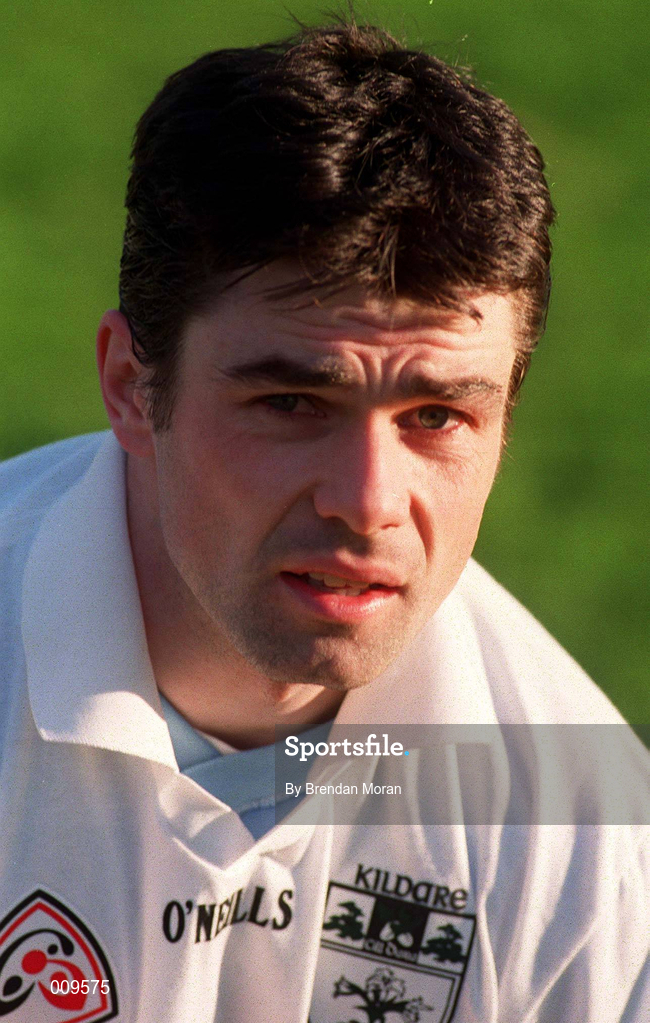 15 September 1998; Martin Lynch poses for a portrait during a Kildare squad training session at St Conleth's Park in Newbridge, Kildare. Photo by Brendan Moran/Sportsfile