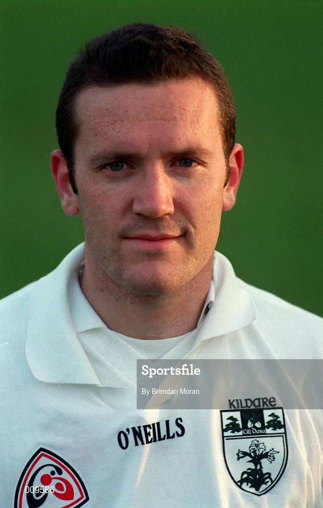 15 September 1998; Martin Ryan poses for a portrait during a Kildare squad training session at St Conleth's Park in Newbridge, Kildare. Photo by Brendan Moran/Sportsfile