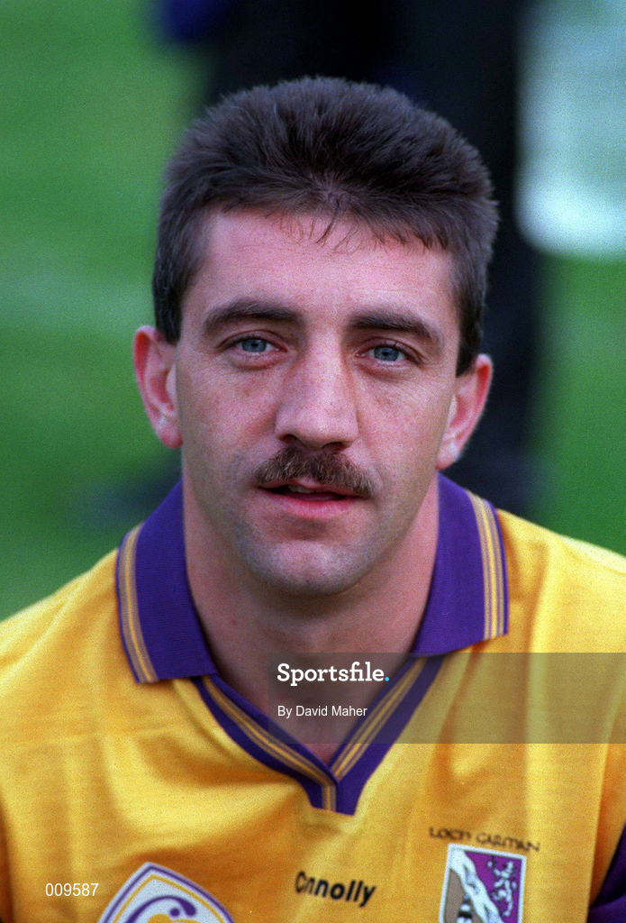 19 August 1996; Wexford captain Martin Storey poses for a portrait at a Wexford Senior Hurling Training Session at Wexford Park in Wexford. Photo by David Maher/Sportsfile