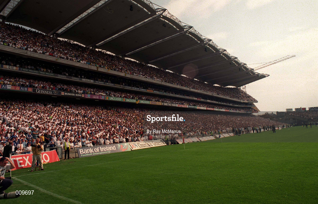 30 August 1998; A general view of the Cusack Stand before the Bank of Ireland All-Ireland Senior Football Semi-Final match between Kildare and Kerry at Croke Park in Dublin. Photo by Ray McManus/Sportsfile