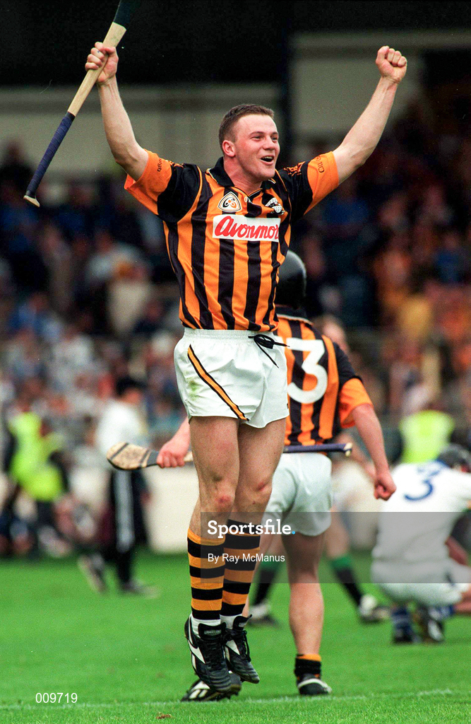 16 August 1998; Niall Moloney of Kilkenny celebrates after the Guinness All-Ireland Senior Hurling Championship Semi-Final match between Kilkenny and Waterford at Croke Park in Dublin. Photo by Ray McManus/Sportsfile