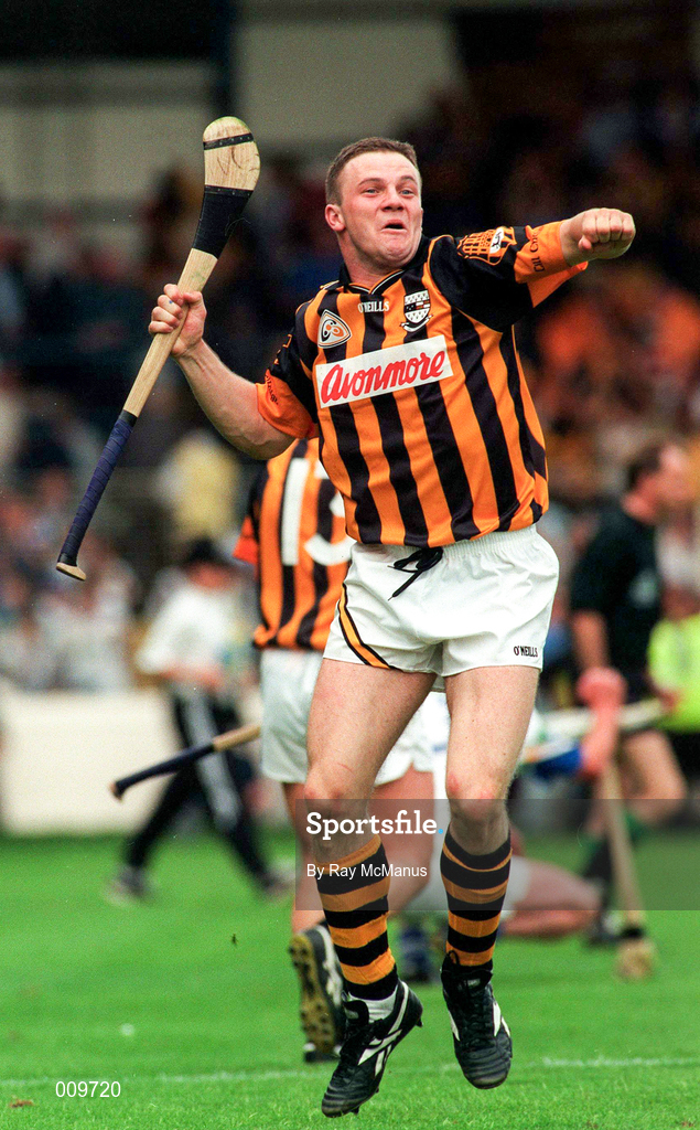 16 August 1998; Niall Moloney of Kilkenny celebrates after the Guinness All-Ireland Senior Hurling Championship Semi-Final match between Kilkenny and Waterford at Croke Park in Dublin. Photo by Ray McManus/Sportsfile