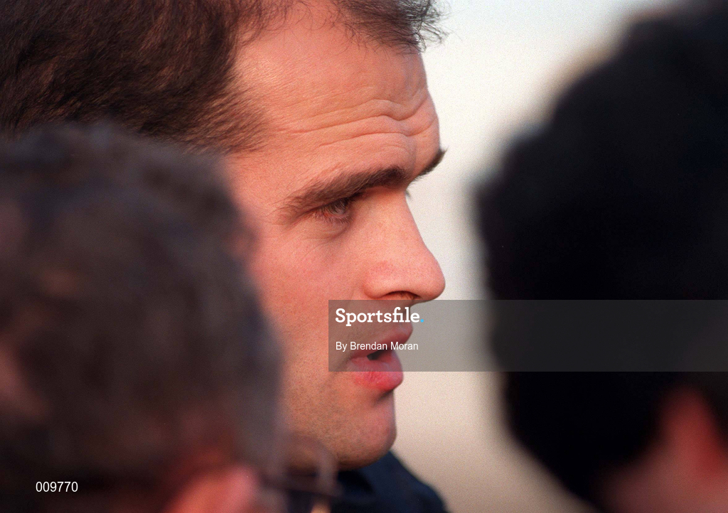 16 September 1998; Team captain Ray Silke during a Galway senior football squad training session at Tuam Stadium in Tuam, Galway. Photo by Brendan Moran/Sportsfile