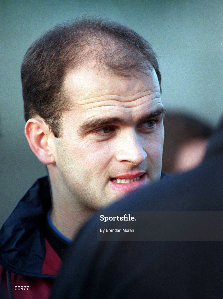 16 September 1998; Team captain Ray Silke during a Galway senior football squad training session at Tuam Stadium in Tuam, Galway. Photo by Brendan Moran/Sportsfile
