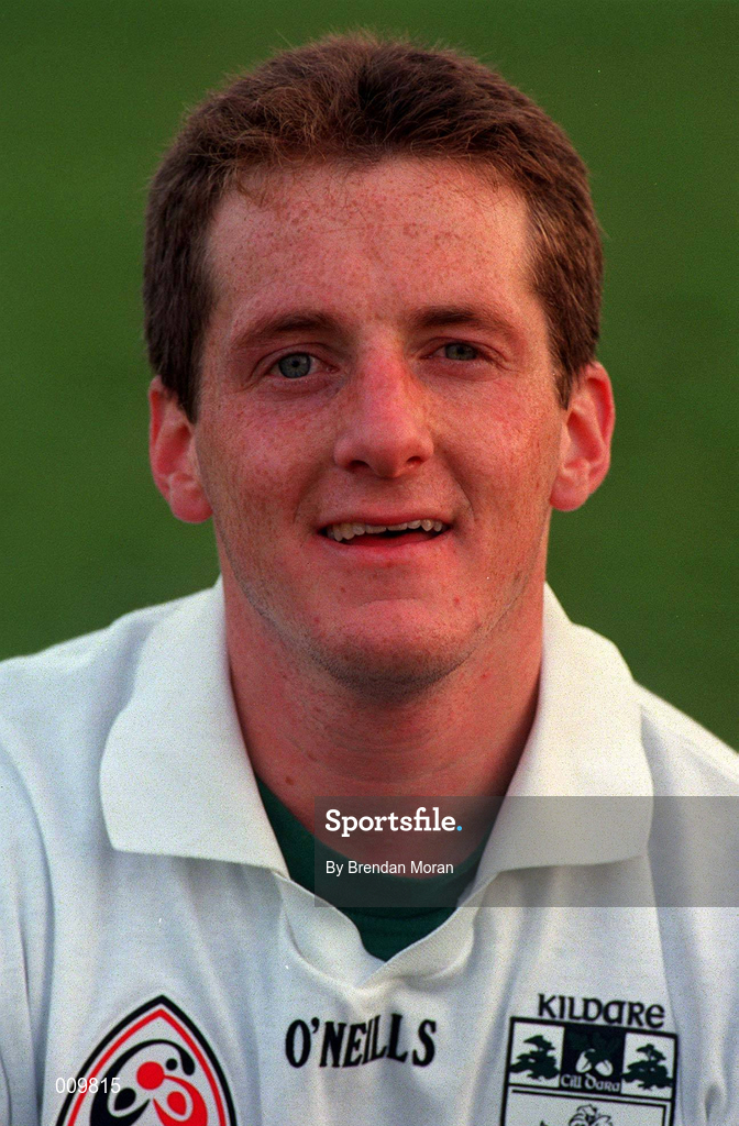 15 September 1998; Seán O'Rourke poses for a portrait during a Kildare squad training session at St Conleth's Park in Newbridge, Kildare. Photo by Brendan Moran/Sportsfile