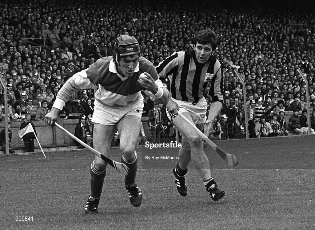 13 July 1980; Pat Fleury of Offaly during the Leinster Senior Hurling Championship Final match between Kilkenny and Offaly at Croke Park, Dublin. Photo by Ray McManus/Sportsfile