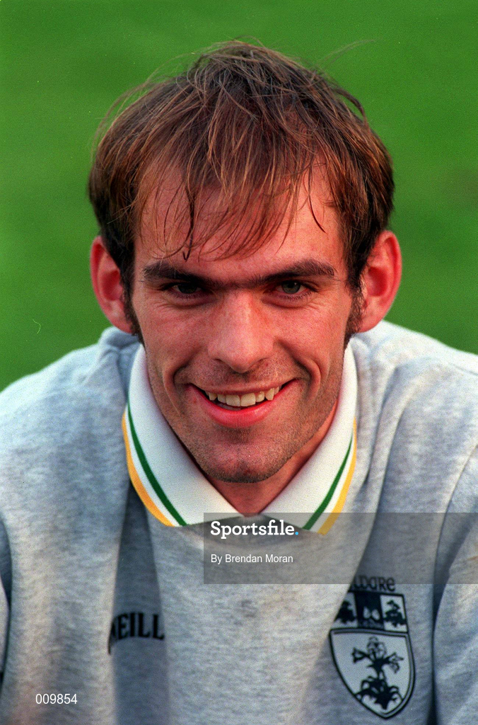 15 September 1998; Paul Flood poses for a portrait during a Kildare squad training session at St Conleth's Park in Newbridge, Kildare. Photo by Brendan Moran/Sportsfile