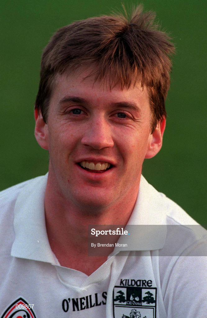 15 September 1998; Paul McCormack poses for a portrait during a Kildare senior football squad training session at St Conleth's Park in Newbridge, Kildare. Photo by Brendan Moran/Sportsfile
