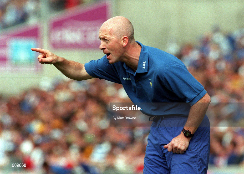 16 August 1998; Waterford coach Shane Ahearne during the Guinness All-Ireland Senior Hurling Championship Semi-Final match between Kilkenny and Waterford at Croke Park in Dublin. Photo by Matt Browne/Sportsfile