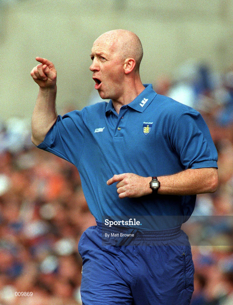 16 August 1998; Waterford coach Shane Ahearne during the Guinness All-Ireland Senior Hurling Championship Semi-Final match between Kilkenny and Waterford at Croke Park in Dublin. Photo by Matt Browne/Sportsfile