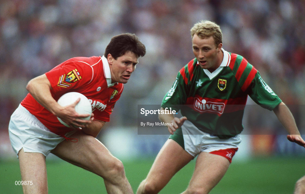 15 August 1993; Shay Fahy of Cork during the All-Ireland Senior Football Championship Semi-Final match between Cork and Mayo at Croke Park in Dublin. Photo by Ray McManus/Sportsfile