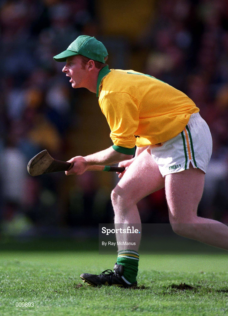 13 September 1998; Stephen Byrne of Offaly during the Guinness All-Ireland Senior Hurling Championship Final match between Kilkenny and Offaly at Croke Park in Dublin. Photo by Ray McManus/Sportsfile