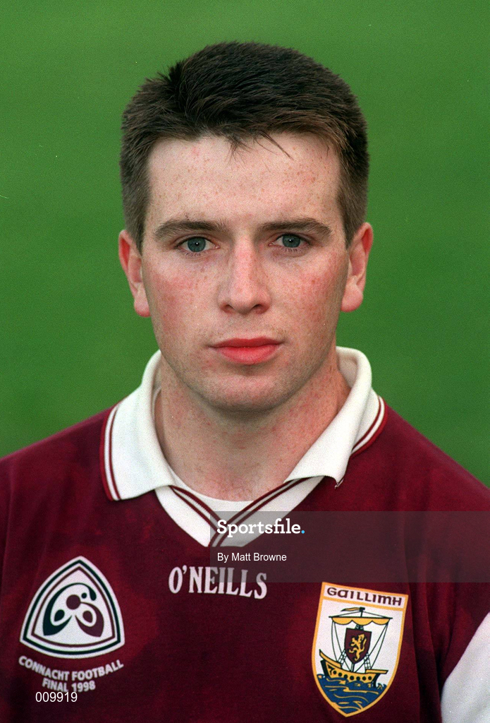 16 September 1998; Tommy Joyce poses for a portrait during a Galway senior football squad training session at Tuam Stadium in Tuam, Galway. Photo by Matt Browne/Sportsfile
