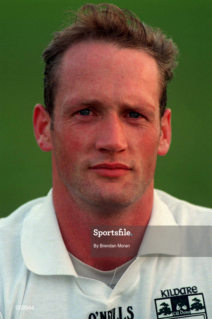 15 September 1998; Willie McCreery poses for a portrait during a Kildare squad training session at St Conleth's Park in Newbridge, Kildare. Photo by Brendan Moran/Sportsfile