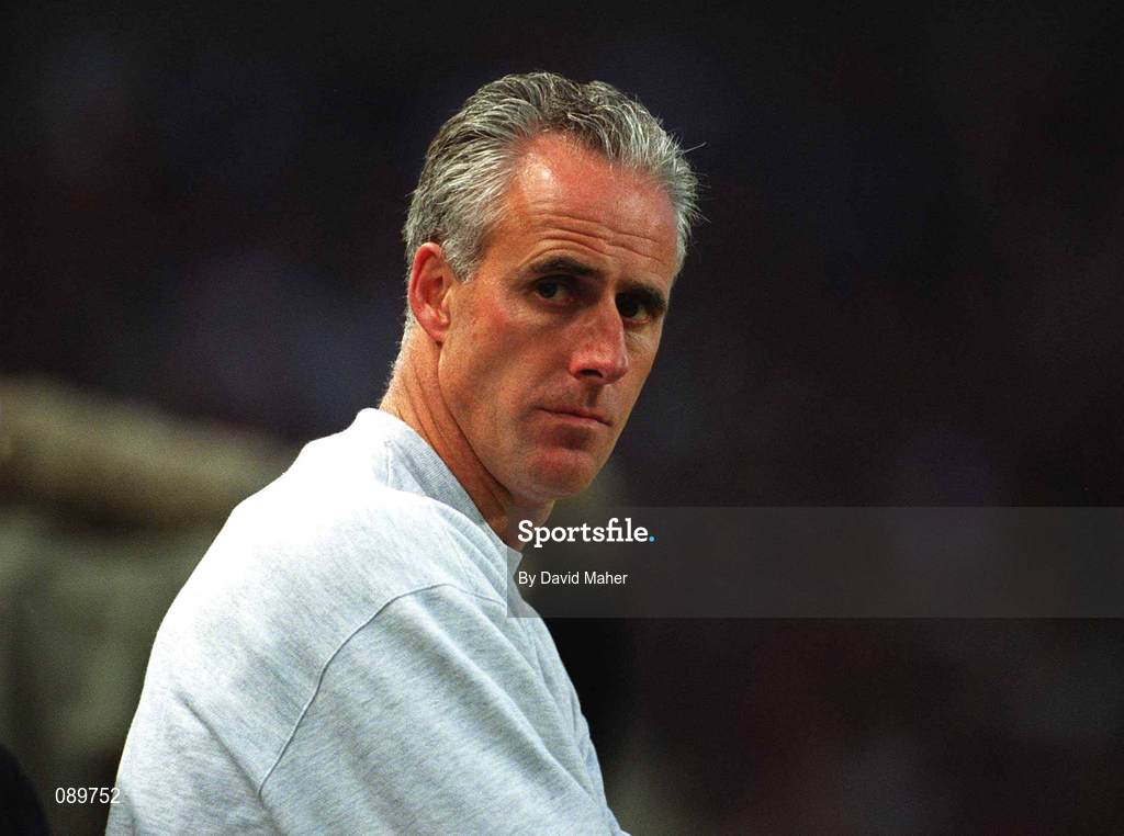 16 May 2002; Republic of Ireland manager Mick McCarthy during the International Friendly match between Republic of Ireland and Nigeria at Lansdowne Road in Dublin. Photo by David Maher/Sportsfile