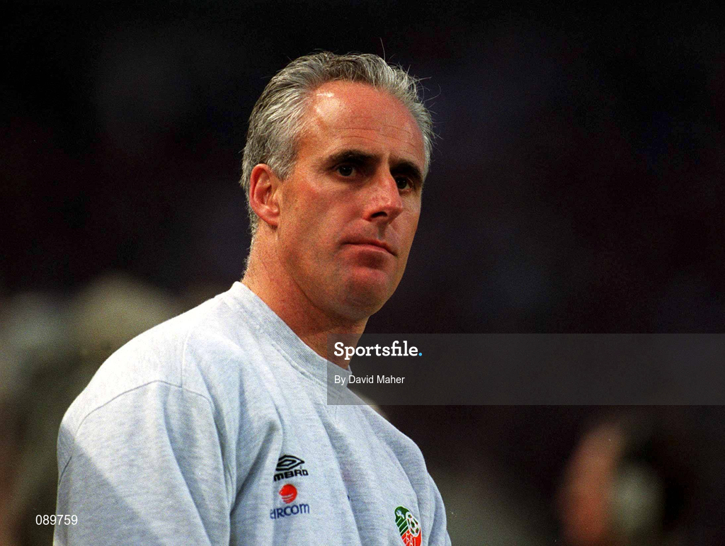 16 May 2002; Republic of Ireland manager Mick McCarthy during the International Friendly match between Republic of Ireland and Nigeria at Lansdowne Road in Dublin. Photo by David Maher/Sportsfile