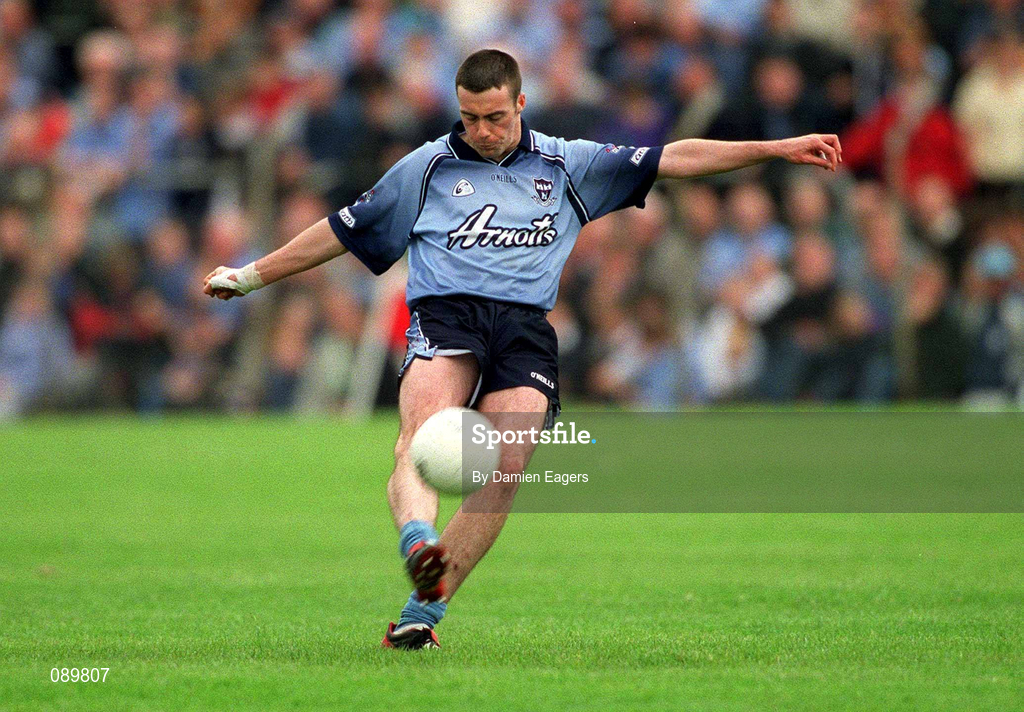 1 June 2002; Ray Cosgrove of Dublin during the Bank of Ireland Leinster Senior Football Championship Quarter-Final match between Wexford and Dublin at Dr. Cullen Park in Carlow. Photo by Damien Eagers/Sportsfile
