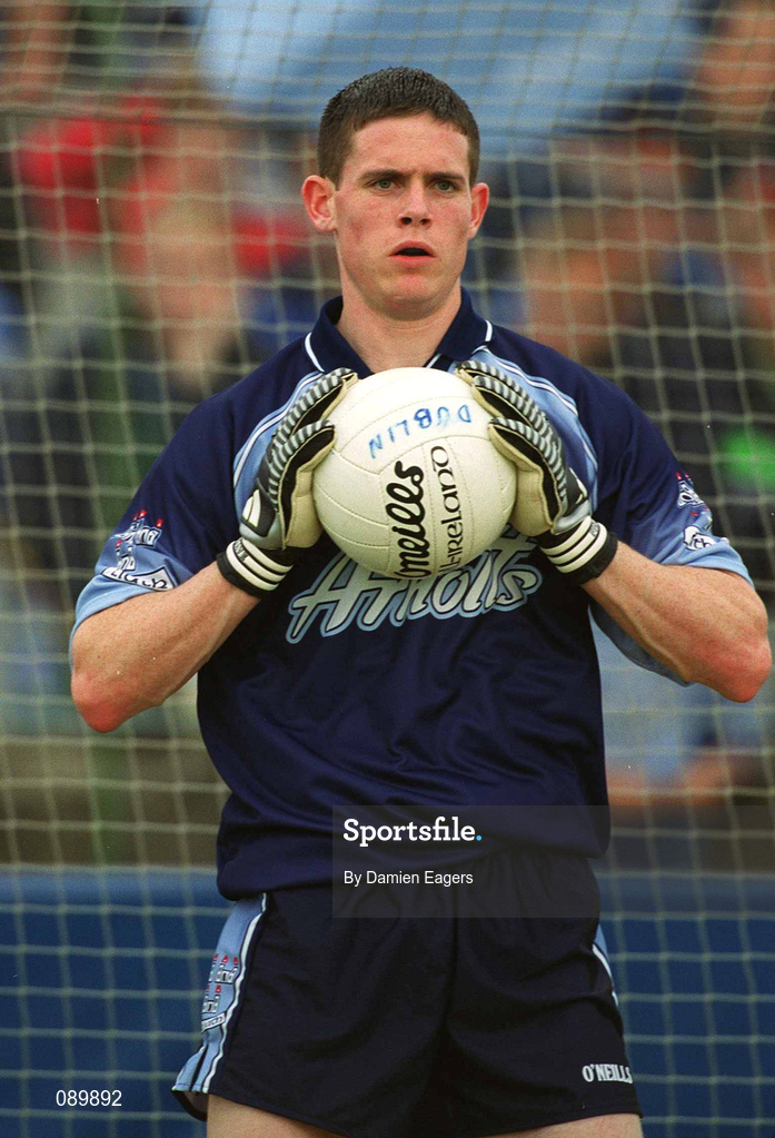 1 June 2002; Stephen Cluxton of Dublin during the Bank of Ireland Leinster Senior Football Championship Quarter-Final match between Wexford and Dublin at Dr. Cullen Park in Carlow. Photo by Damien Eagers/Sportsfile