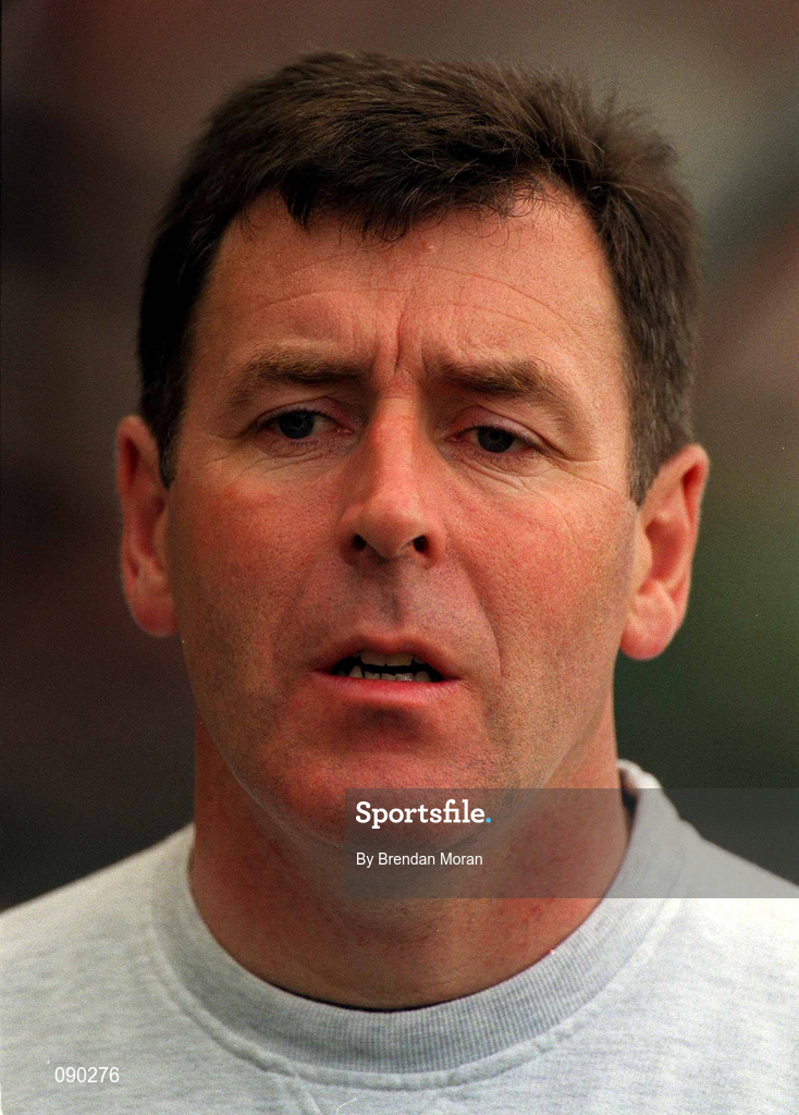 16 May 2002; Republic of Ireland goal-keeping coach Packie Bonner during the International Friendly match between Republic of Ireland and Nigeria at Lansdowne Road in Dublin. Photo by Brendan Moran/Sportsfile