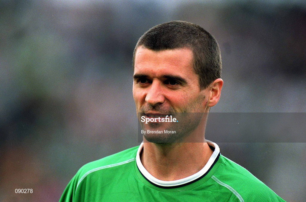 16 May 2002; Roy Keane of Republic of Ireland during the International Friendly match between Republic of Ireland and Nigeria at Lansdowne Road in Dublin. Photo by Brendan Moran/Sportsfile