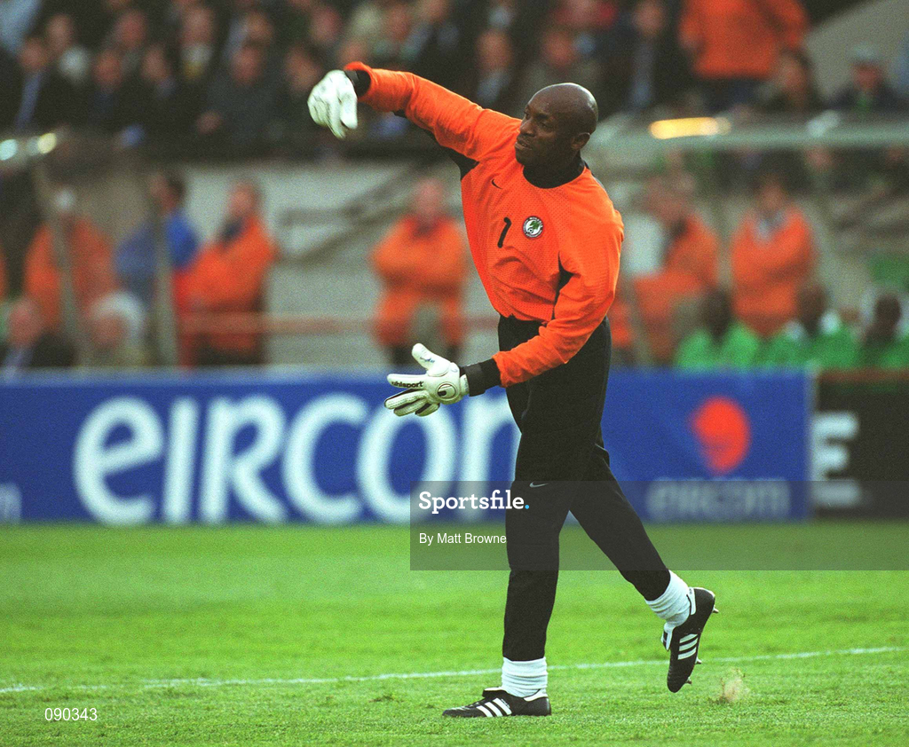 16 May 2002; Ike Shorunmu of Nigeria during the International Friendly match between Republic of Ireland and Nigeria at Lansdowne Road in Dublin. Photo by Matt Browne/Sportsfile