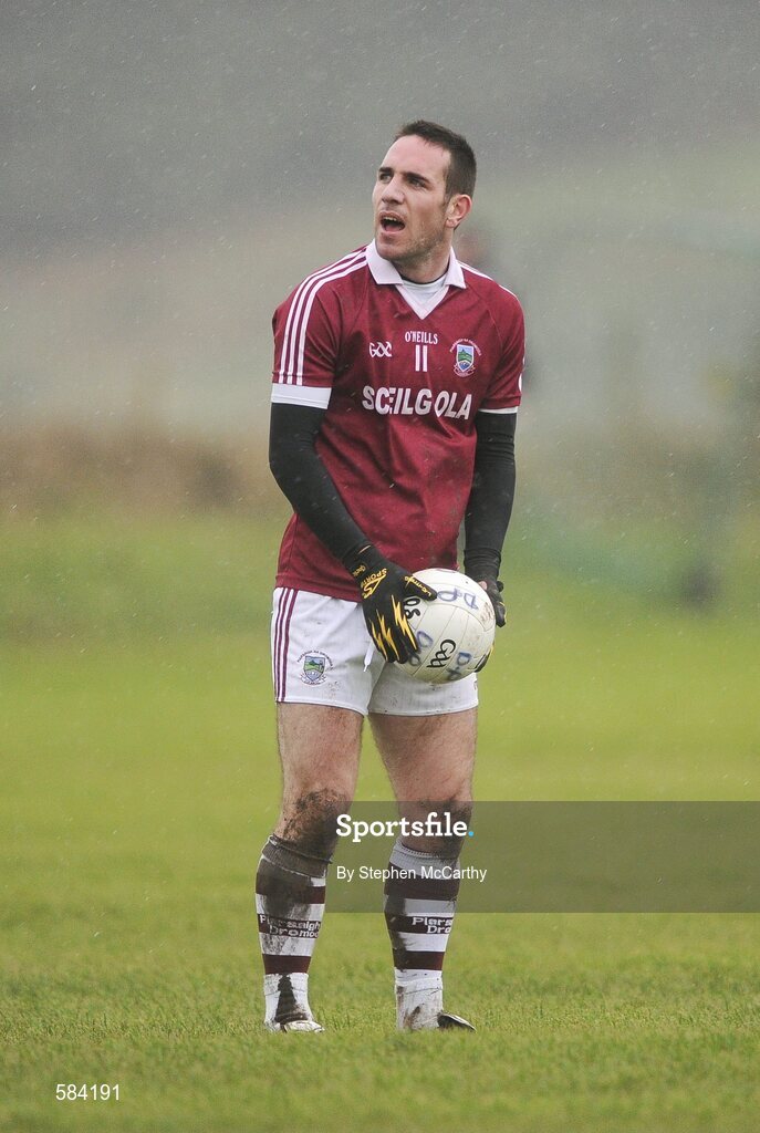 24 December 2011; Declan O'Sullivan, Dromid Pearses. South Kerry Senior Football Championship Final, St. Mary's v Dromid Pearses, Waterville Sportsfield, Waterville, Co. Kerry. Picture credit: Stephen McCarthy / SPORTSFILE