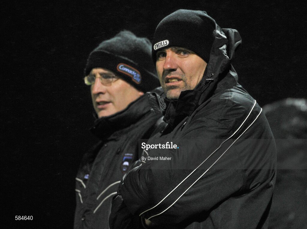 4 January 2012; Kevin Walsh, Sligo manager. FBD Insurance League, Section A, Round 1, Sligo v NUIG, 3G Pitch, Connacht Centre of Excellence, Ballyhaunis, Co. Mayo. Picture credit: David Maher / SPORTSFILE