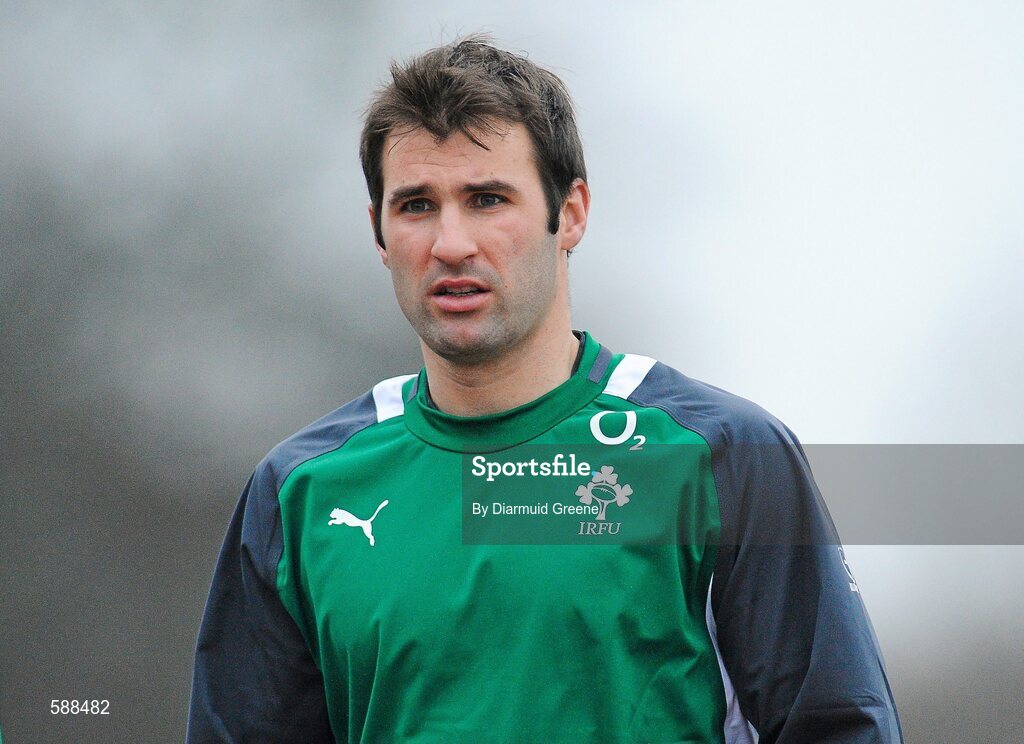 24 January 2012; Ireland strength and conditioning coach Bryan Cullen during squad training ahead of their RBS Six Nations Rugby Championship game against Wales on February 5th. Ireland Rugby Squad Training, University of Limerick, Limerick. Picture credit: Diarmuid Greene / SPORTSFILE
