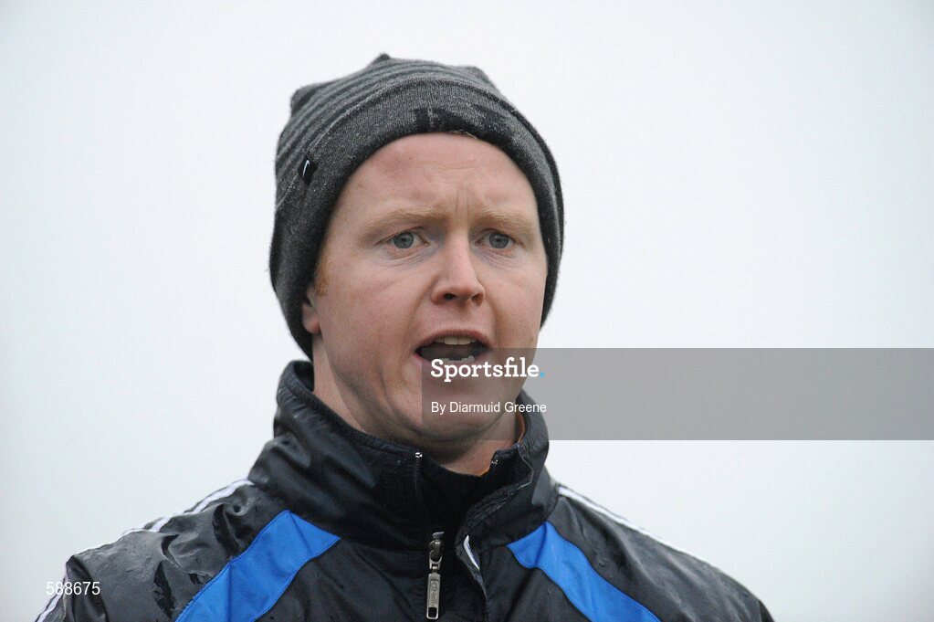 25 January 2012; Thurles CBS manager Eamonn Buckley. Dr Harty Cup, Quarter-Final Replay, Nenagh CBS v Thurles CBS, The Ragg GAA Grounds, Thurles, Co. Tipperary. Picture credit: Diarmuid Greene / SPORTSFILE