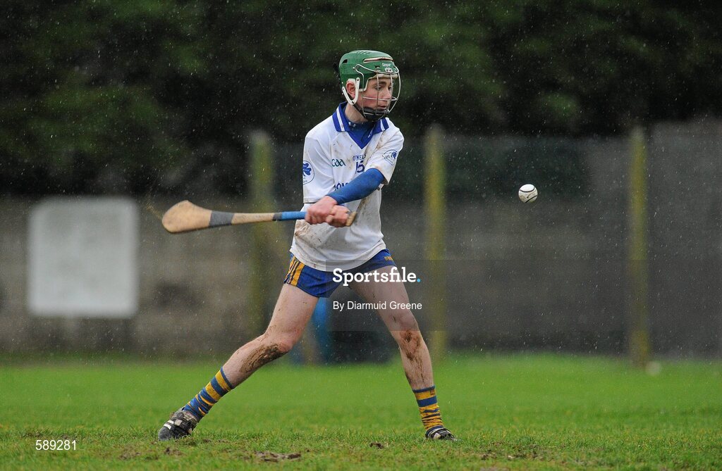 25 January 2012; Conor Lanigan, Thurles CBS. Dr Harty Cup, Quarter-Final Replay, Nenagh CBS v Thurles CBS, The Ragg GAA Grounds, Thurles, Co. Tipperary. Picture credit: Diarmuid Greene / SPORTSFILE